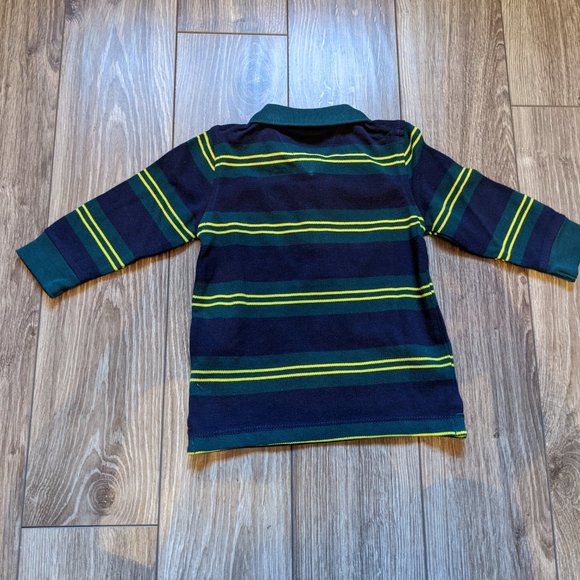 NWT Baby Boy (12M) - TOMMY HILFIGER Long Sleeve Polo - Picture 2 of 3